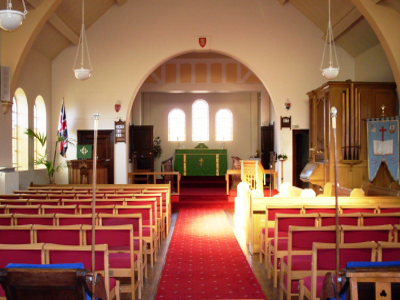 Inside St. Stephens Church from the Entrance